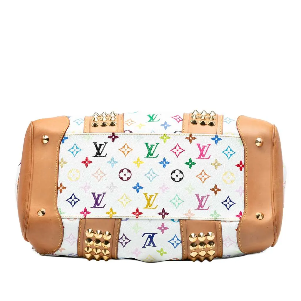Louis Vuitton Monogram Multicolore Courtney GM White Good - Inside View