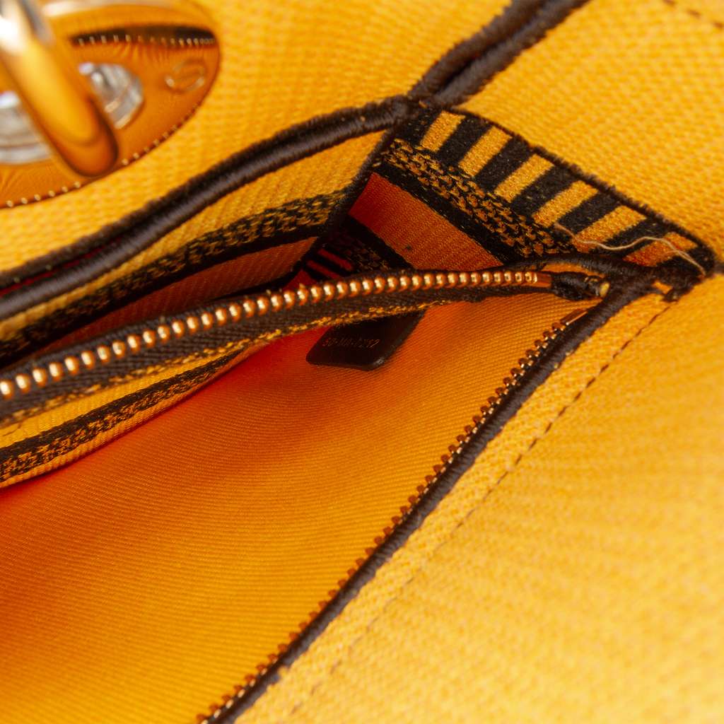 Dior Medium Canvas Embroidered Flower Pop Lady D Lite - Detail 1