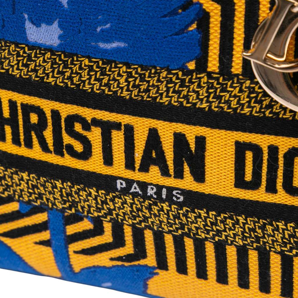 Dior Medium Canvas Embroidered Flower Pop Lady D Lite - Image 12