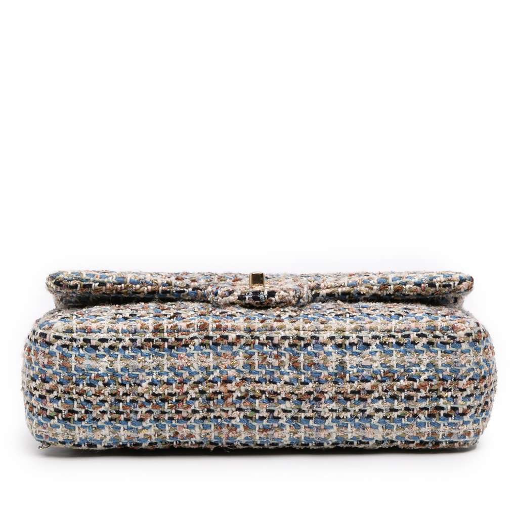 Chanel Medium Classic Tweed Double Flap - Image 6