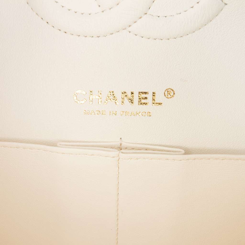 Chanel Medium Classic Tweed Double Flap - Side view