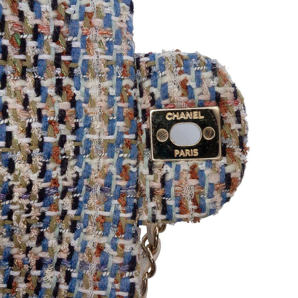 Chanel Medium Classic Tweed Double Flap - Detail 2