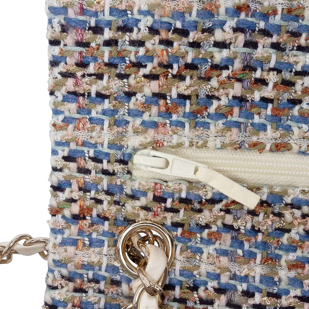 Chanel Medium Classic Tweed Double Flap - Image 10