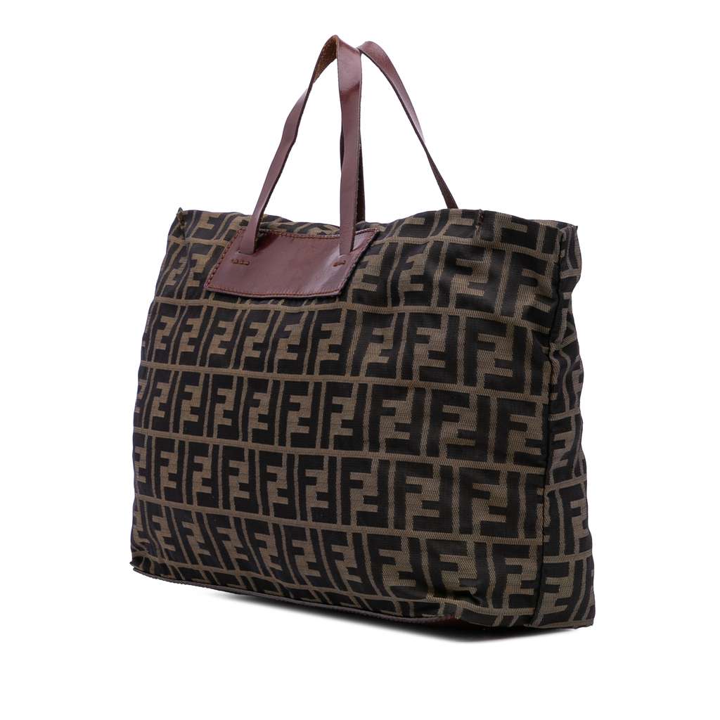 Fendi Zucca Canvas Tote - Back view