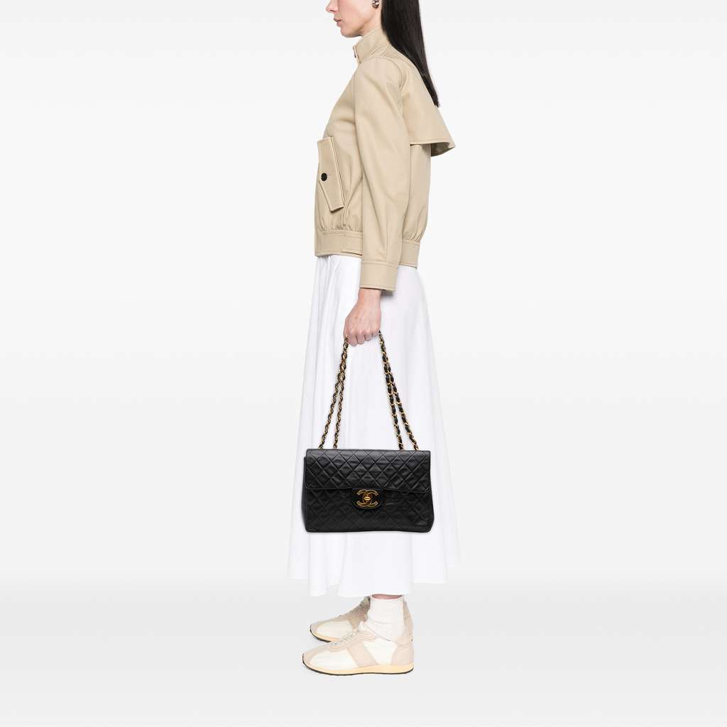 Chanel Maxi XL Classic Lambskin Single Flap - Image 15