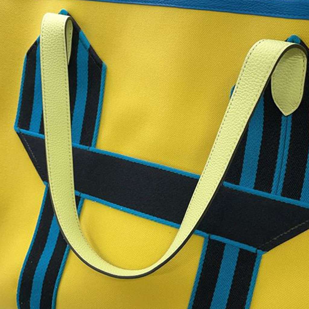 Hermès Toile and Clemence Pursangle Tote - Image 13