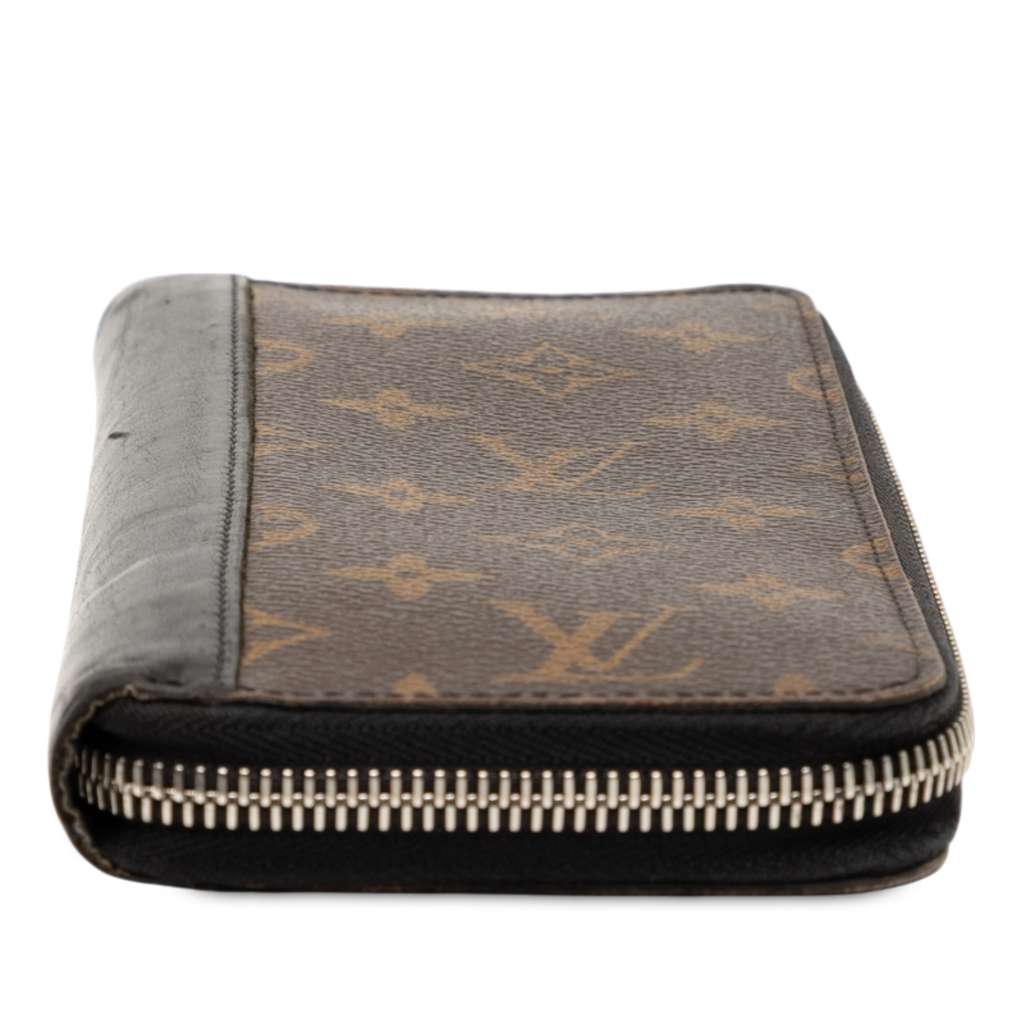 Louis Vuitton Monogram Macassar Vertical Zippy Wallet - Image 6