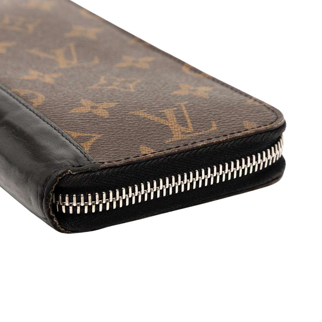 Louis Vuitton Monogram Macassar Vertical Zippy Wallet - Image 10