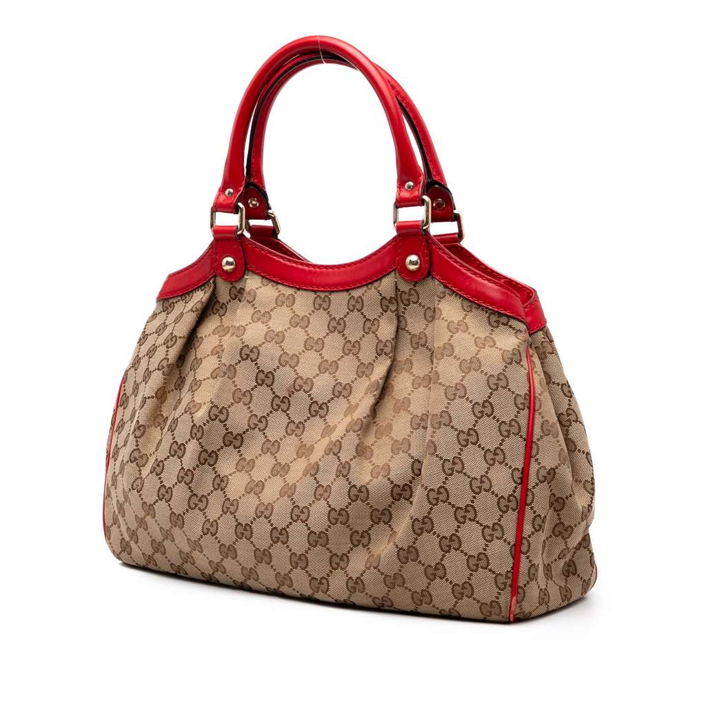 Gucci Medium GG Canvas Sukey Tote - Back view