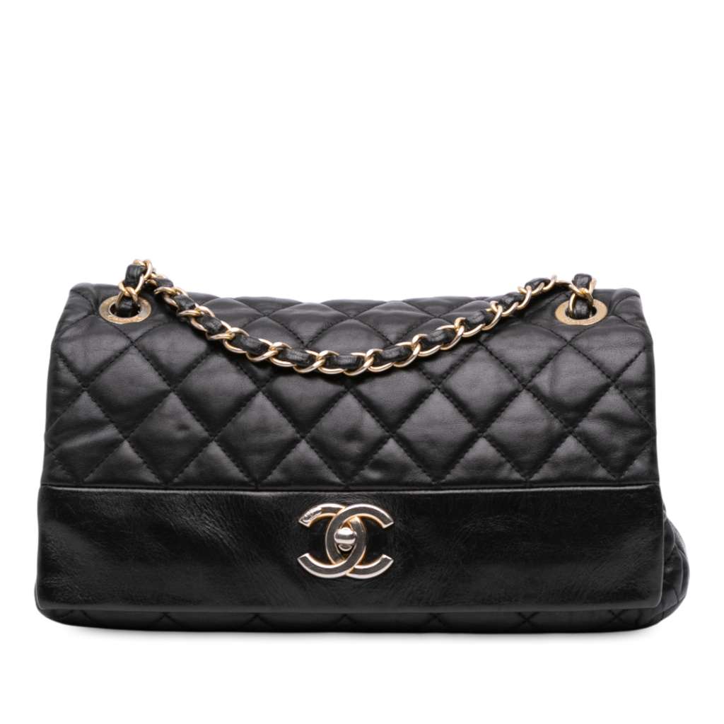 Chanel Medium Quilted Calfskin Soft Elegance Flap