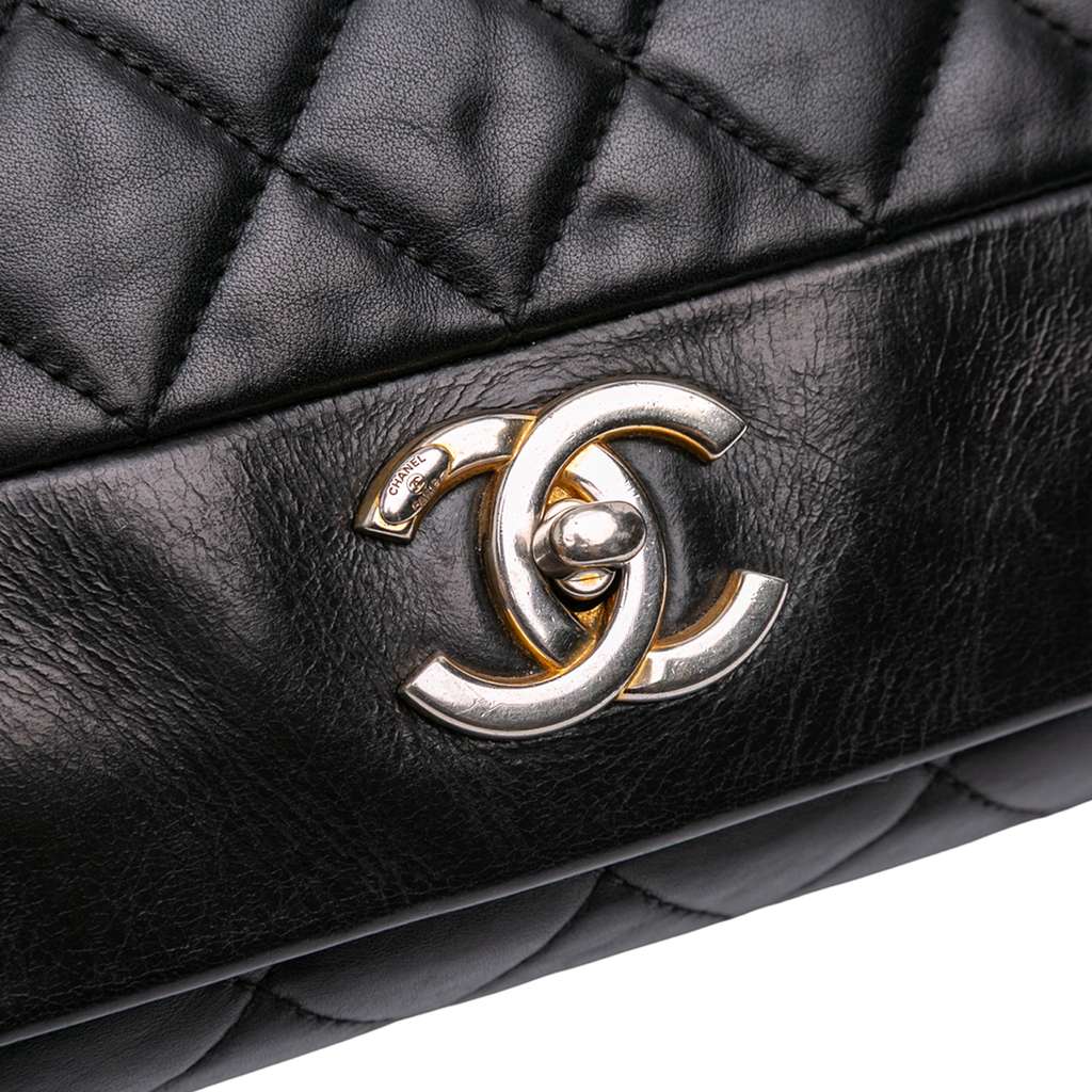 Chanel Medium Quilted Calfskin Soft Elegance Flap - Detail 2