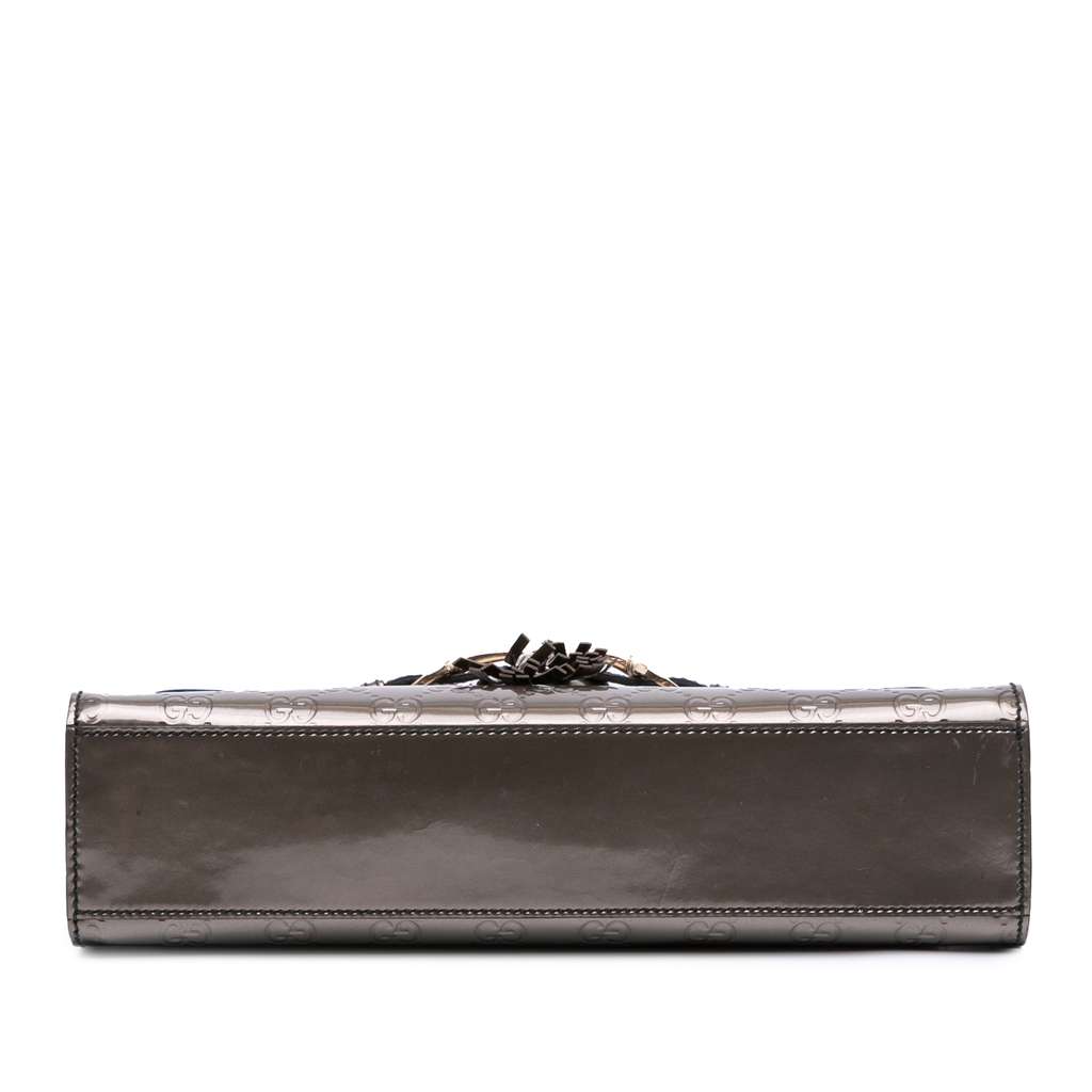 Gucci Medium Patent Guccissima Emily Shoulder Bag - Image 6