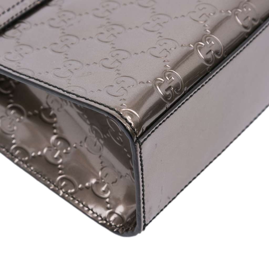 Gucci Medium Patent Guccissima Emily Shoulder Bag - Detail 2