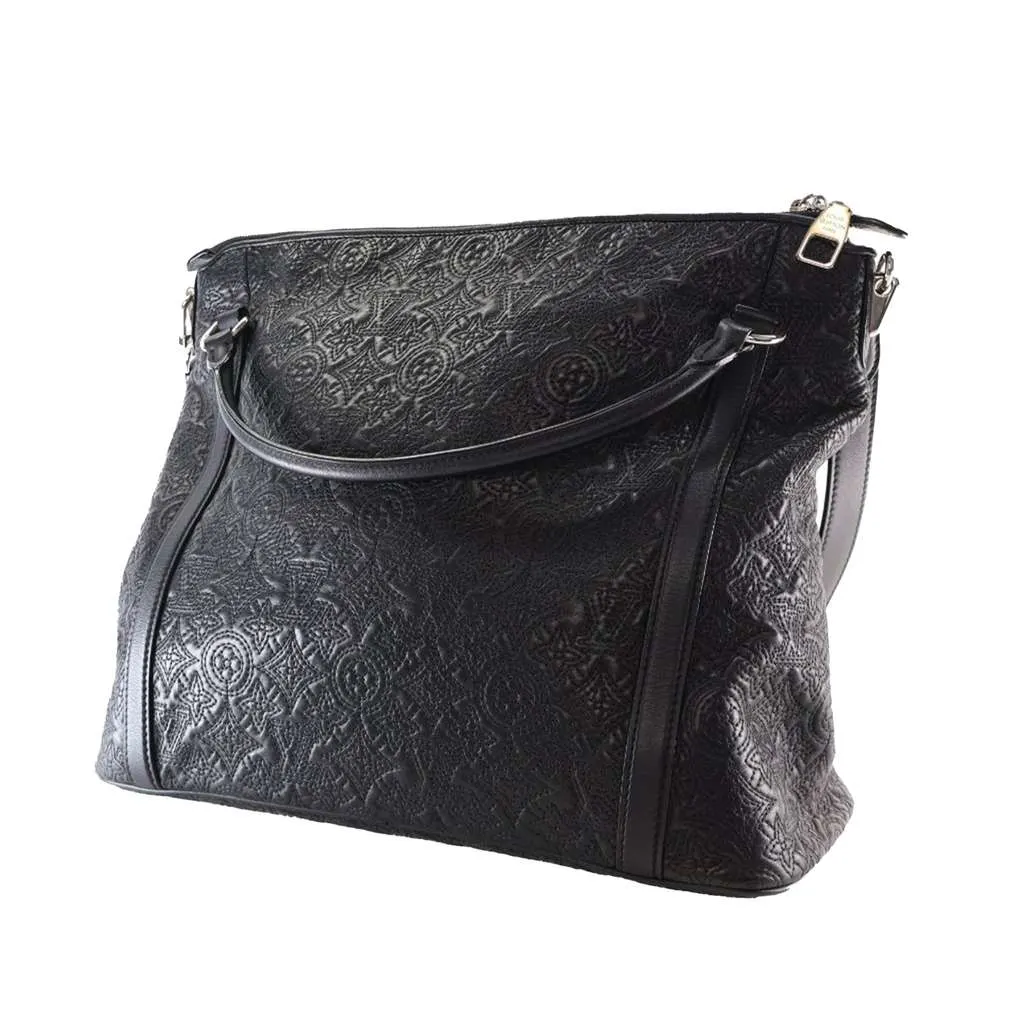 Louis Vuitton Monogram Antheia Ixia MM Black Leather Good - Inside View