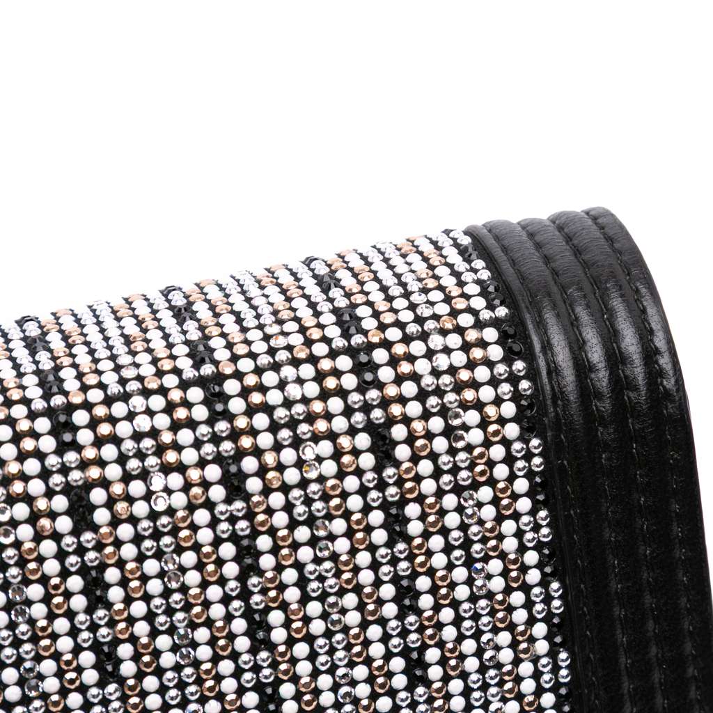 Chanel Lambskin Crystal Studded Boy Wallet on Chain - Image 11