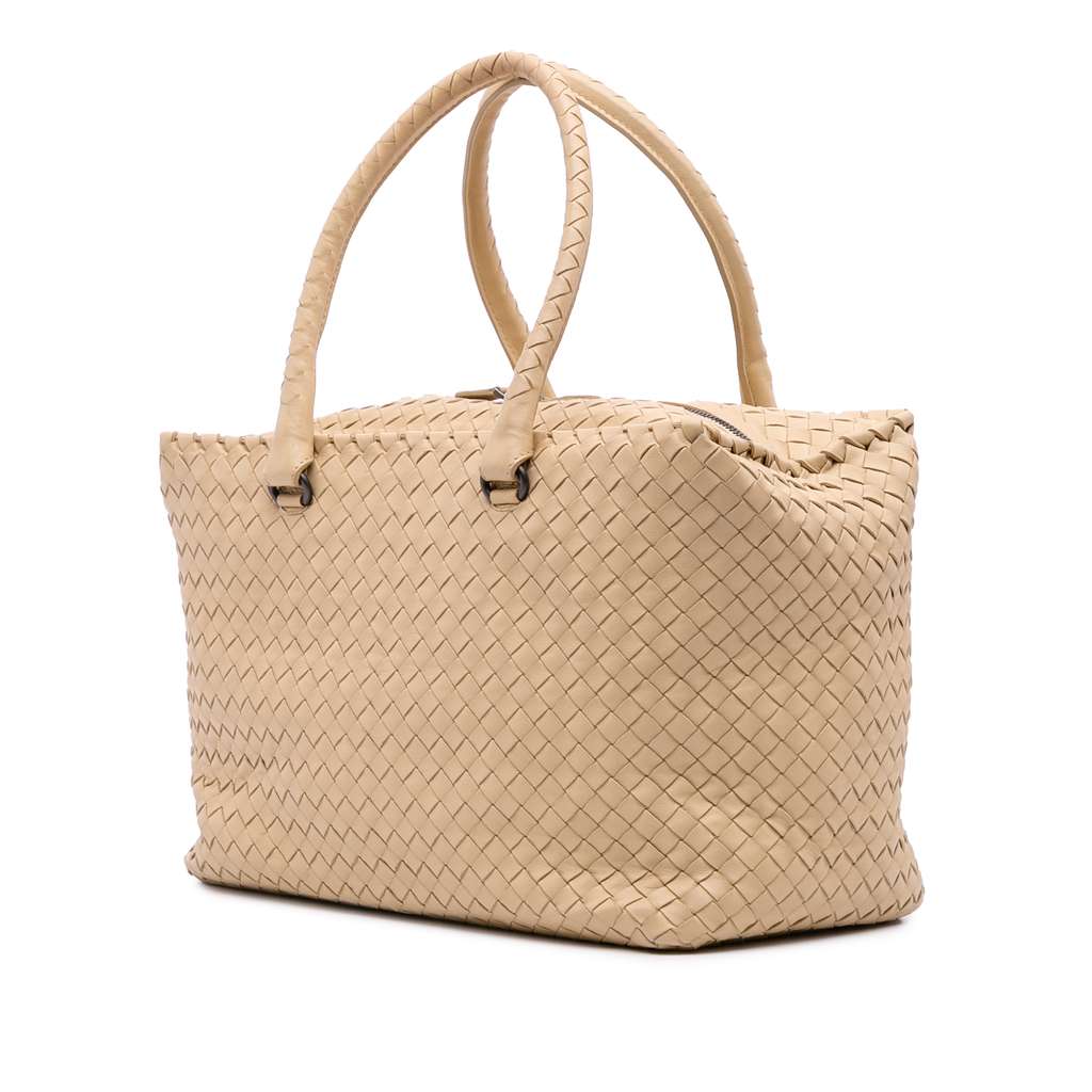 Bottega Veneta Nappa Intrecciato Brick Tote - Back view