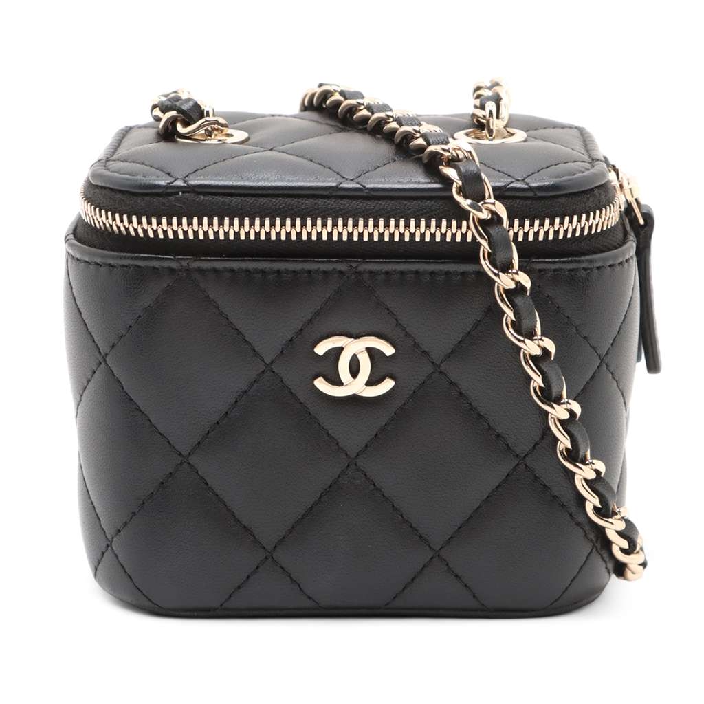 Chanel Mini Lambskin Vanity Case with Chain