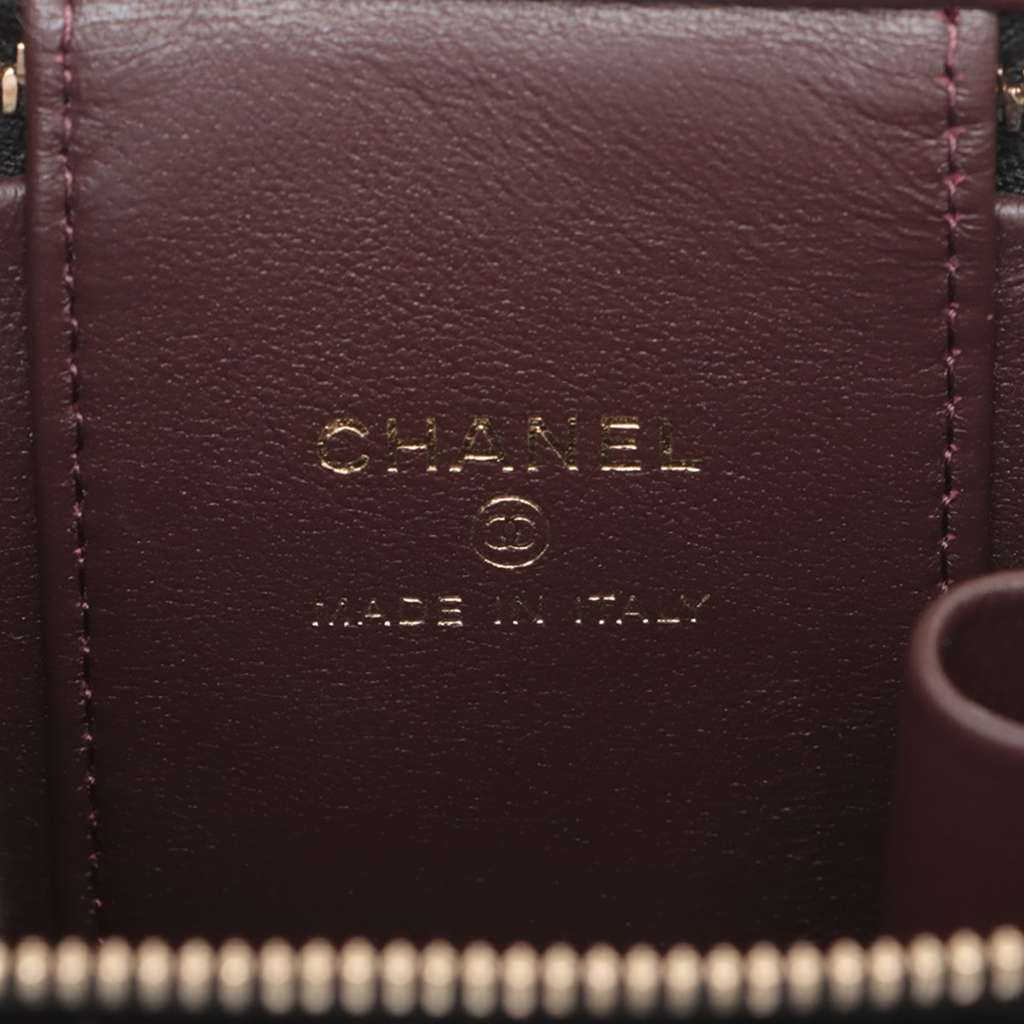 Chanel Mini Lambskin Vanity Case with Chain - 4