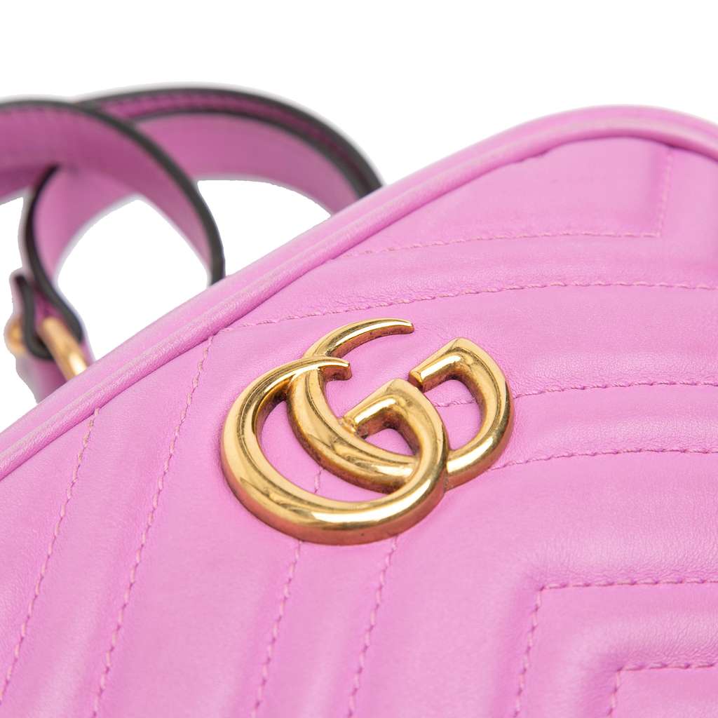 Gucci Mini GG Marmont Matelasse Leather Crossbody - Detail 2