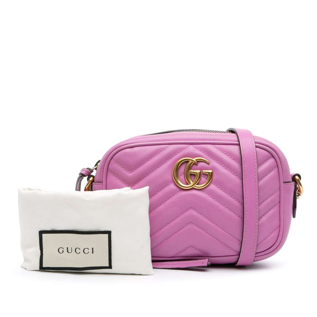 Gucci Mini GG Marmont Matelasse Leather Crossbody - Image 12