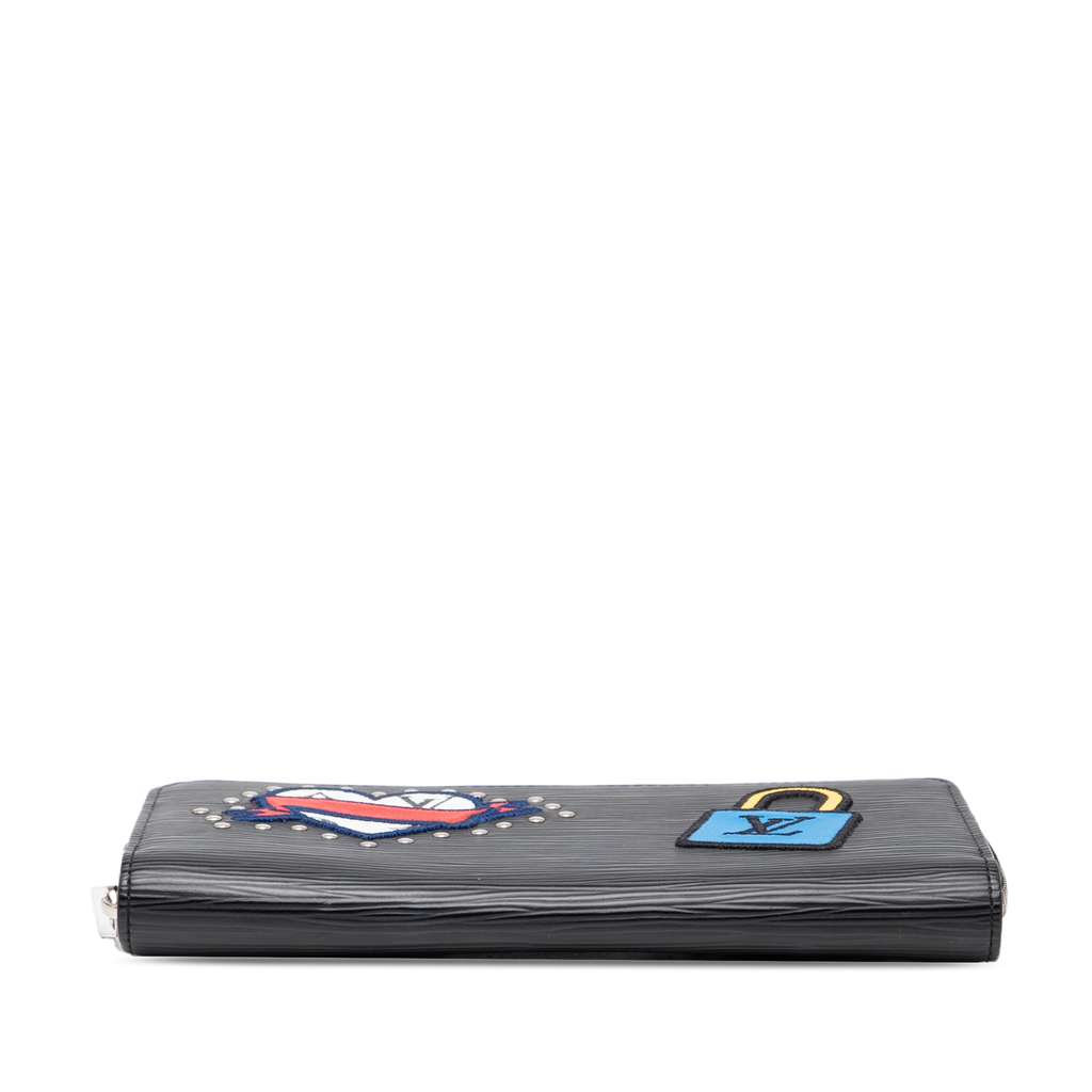 Louis Vuitton Epi Patches Zippy Wallet - Image 6