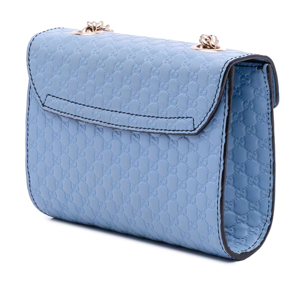 Gucci Mini Microguccissima Emily Crossbody - Back view