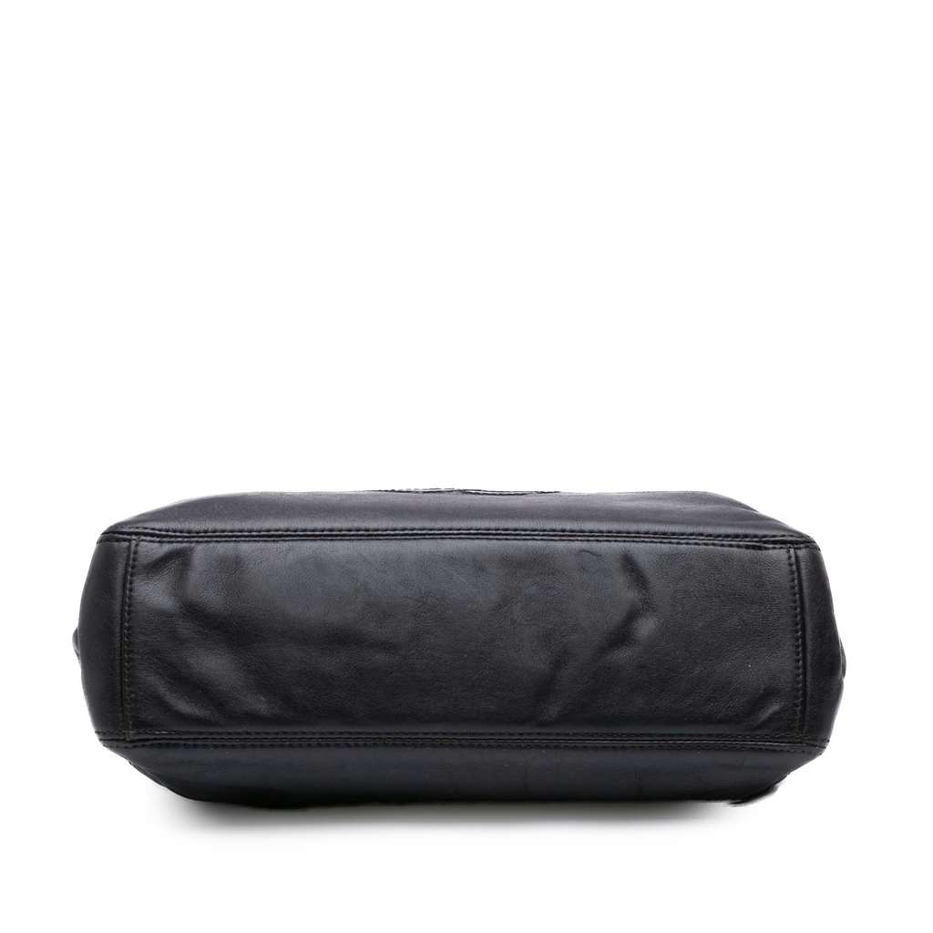 Chanel CC Lambskin Tortoise Top Handle Tote - Image 6