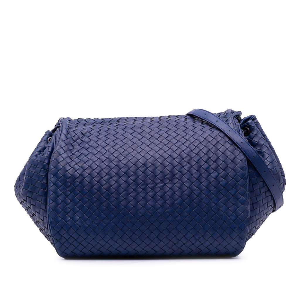 Bottega Veneta Nappa Intrecciato Flap Crossbody