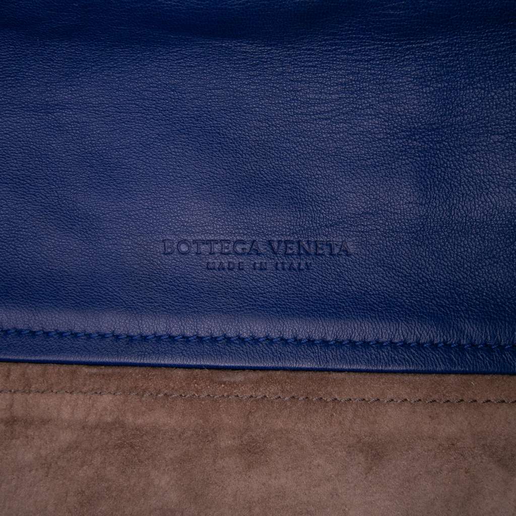 Bottega Veneta Nappa Intrecciato Flap Crossbody - Side view