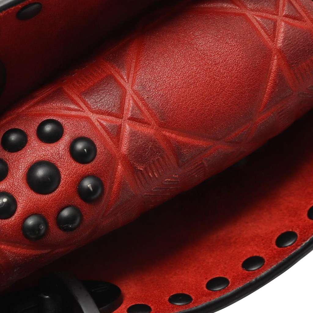 Dior Mini Embossed Calfskin Cannage Studded Flower Lady Dior - 5