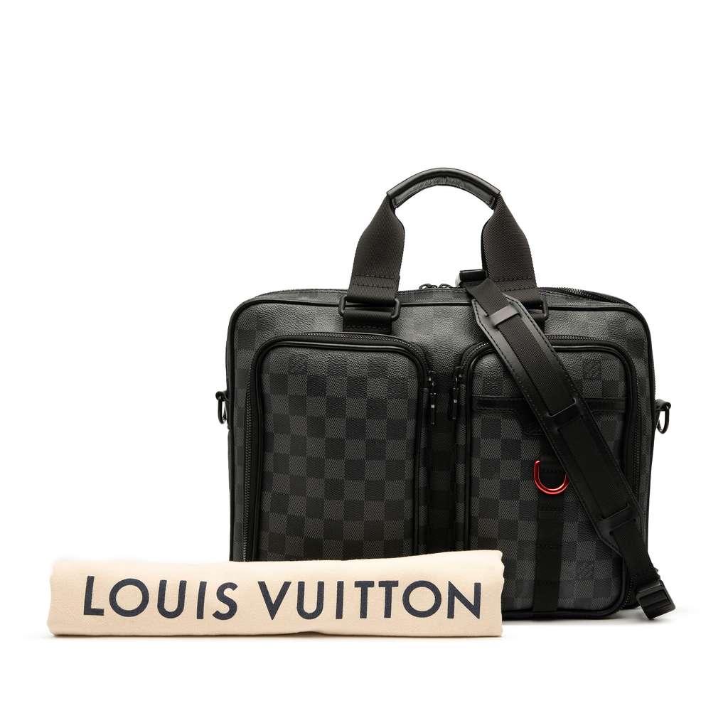Louis Vuitton Damier Graphite Utility Business Bag - Image 10