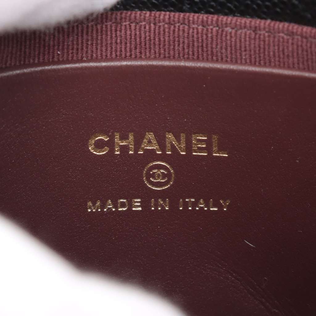 Chanel Mini Quilted Caviar Shoulder Bag - Side view