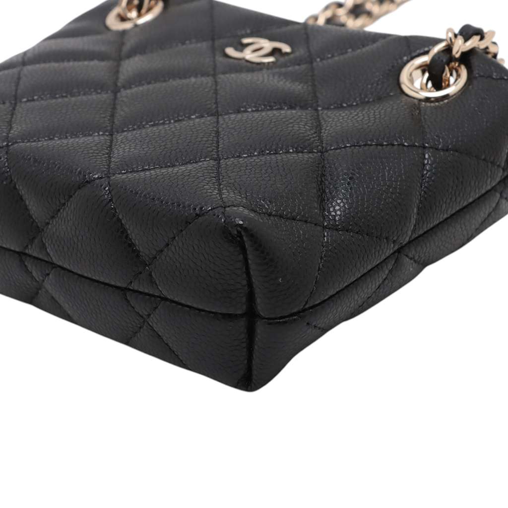 Chanel Mini Quilted Caviar Shoulder Bag - Detail 2
