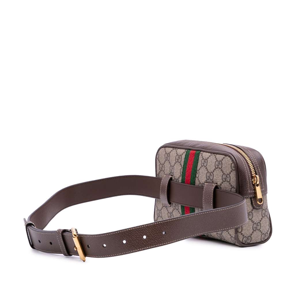 Gucci Small GG Supreme Ophidia Belt Bag - Back view