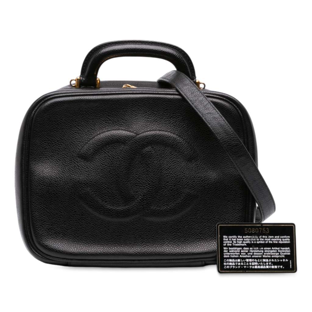 Chanel CC Caviar Vanity Case - Image 13