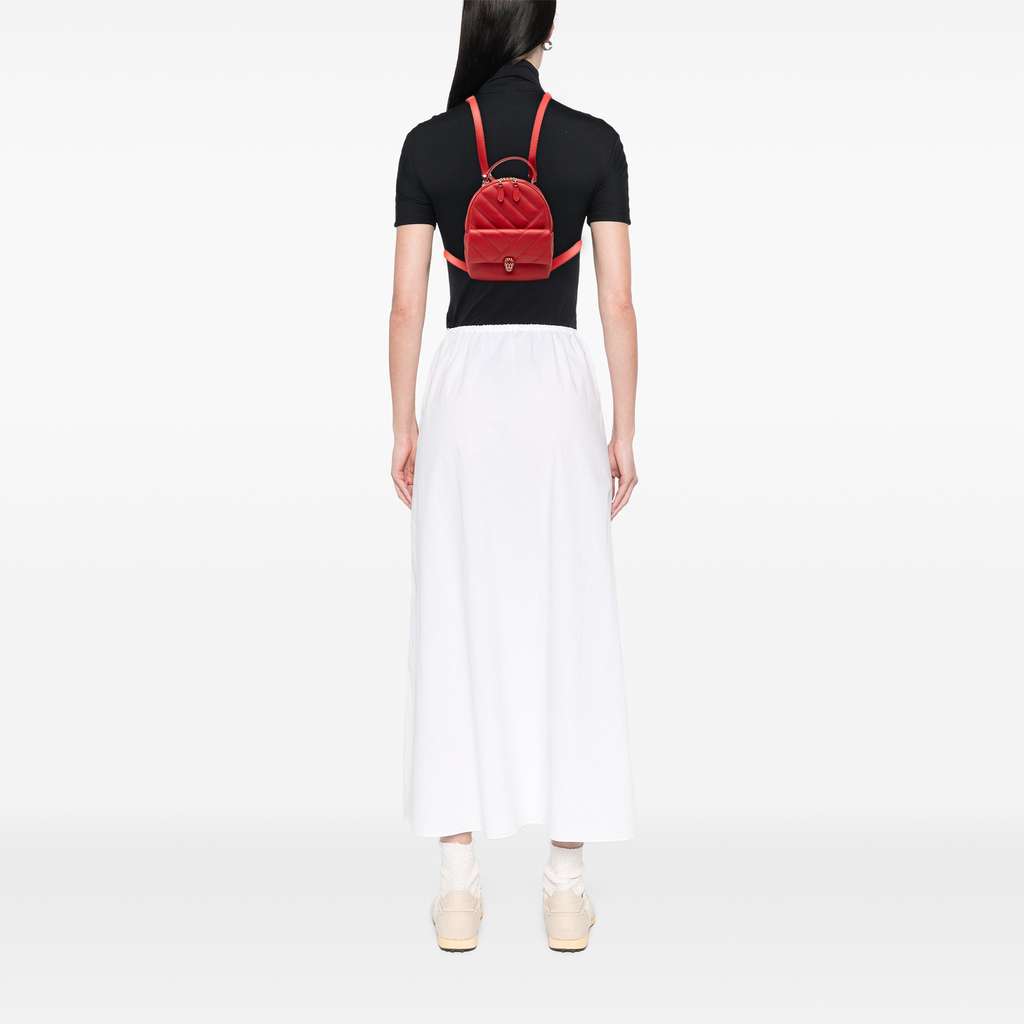 Bvlgari Leather Serpenti Cabochon Backpack - Detail 1