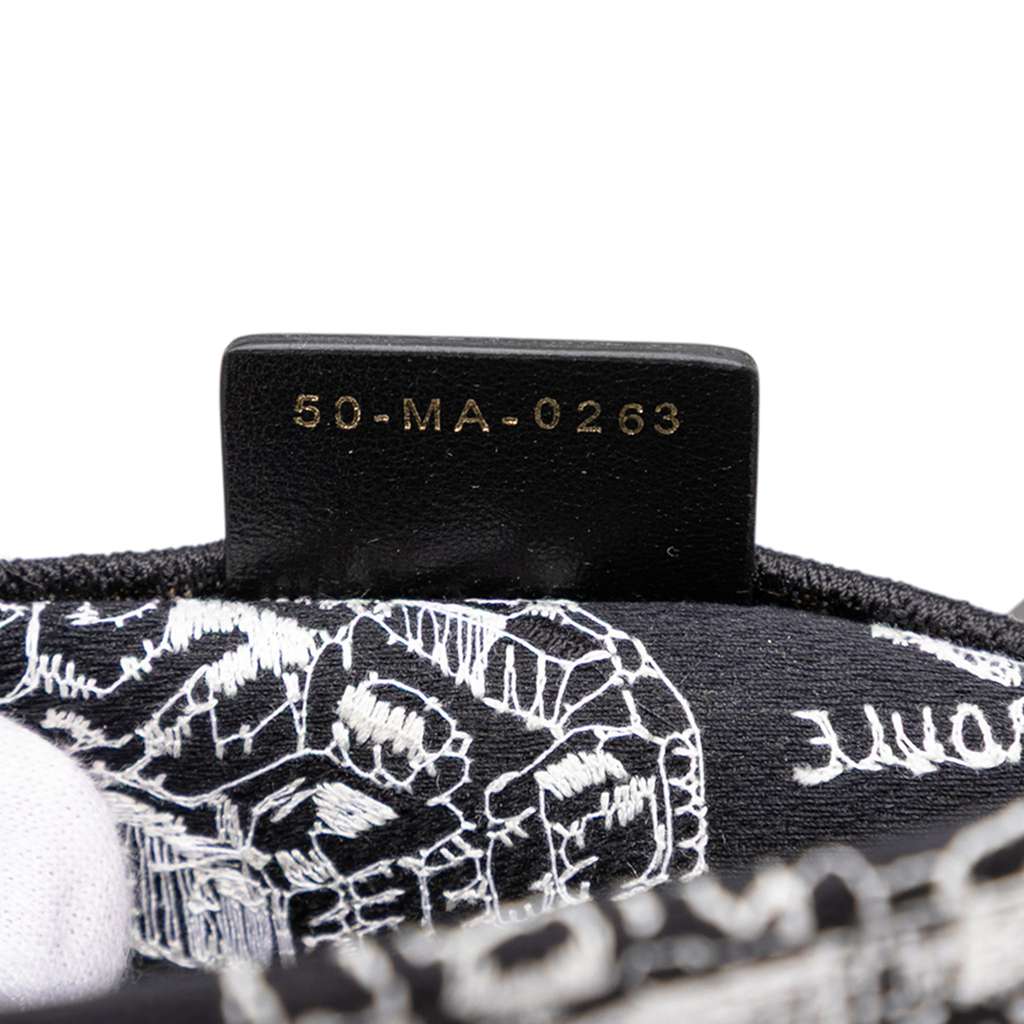 Dior Medium Canvas Embroidered Plan De Paris Book Tote - Detail 1