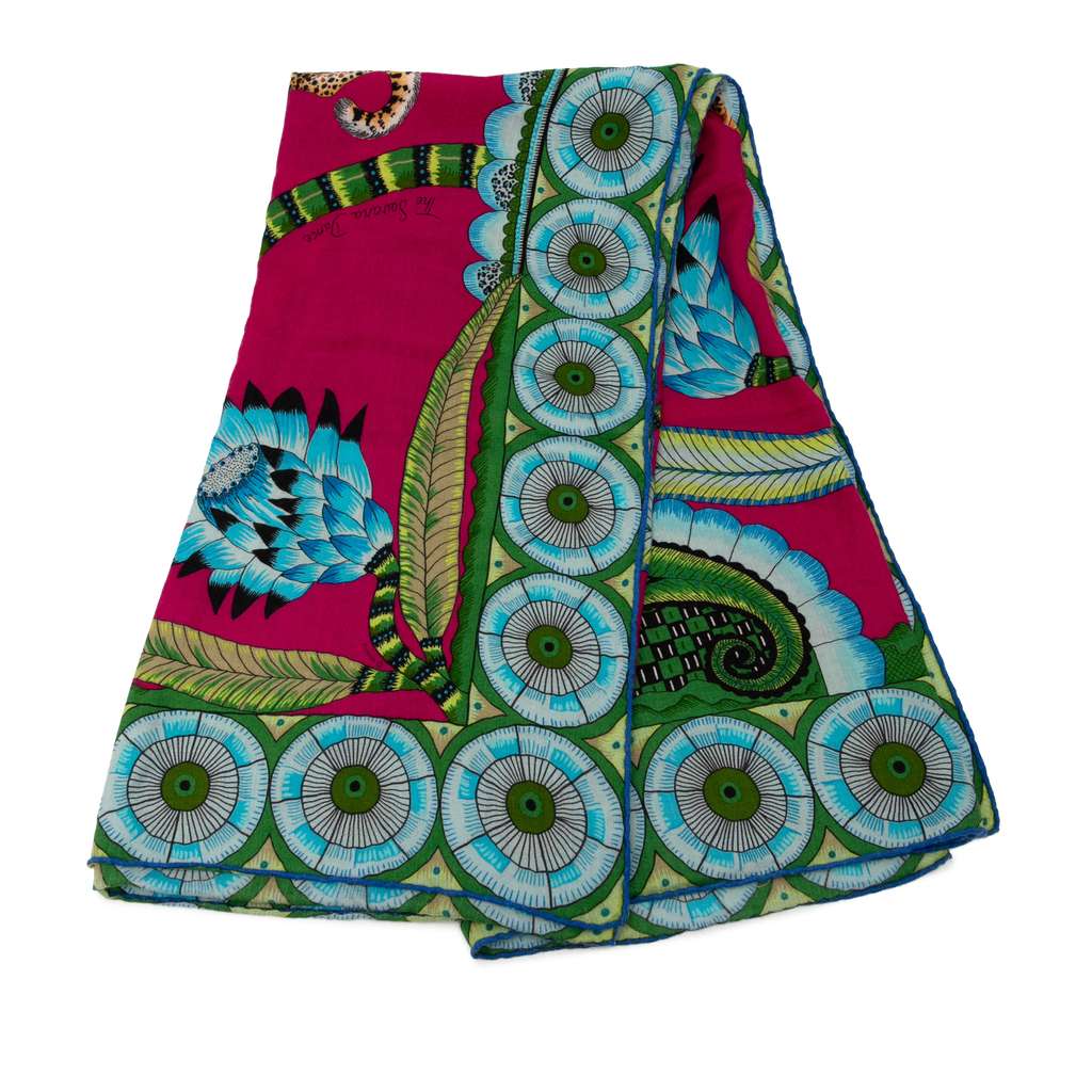 Hermès The Savana Dance Cashmere Silk Shawl