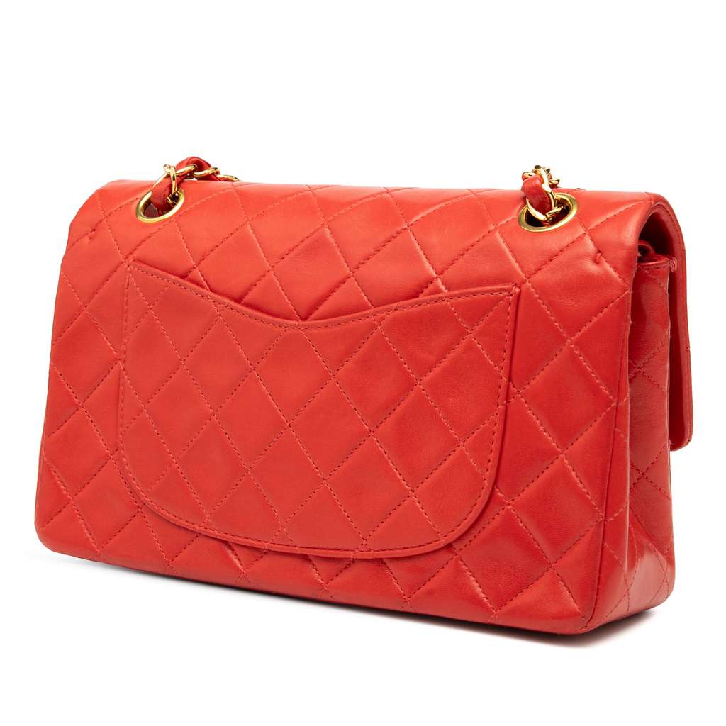 Chanel Small Classic Lambskin Double Flap - Back view