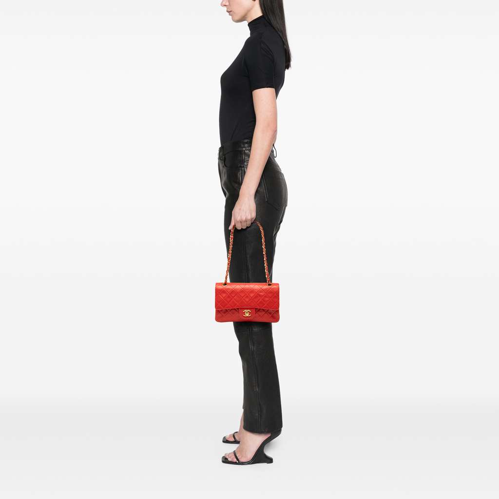 Chanel Small Classic Lambskin Double Flap - Image 13