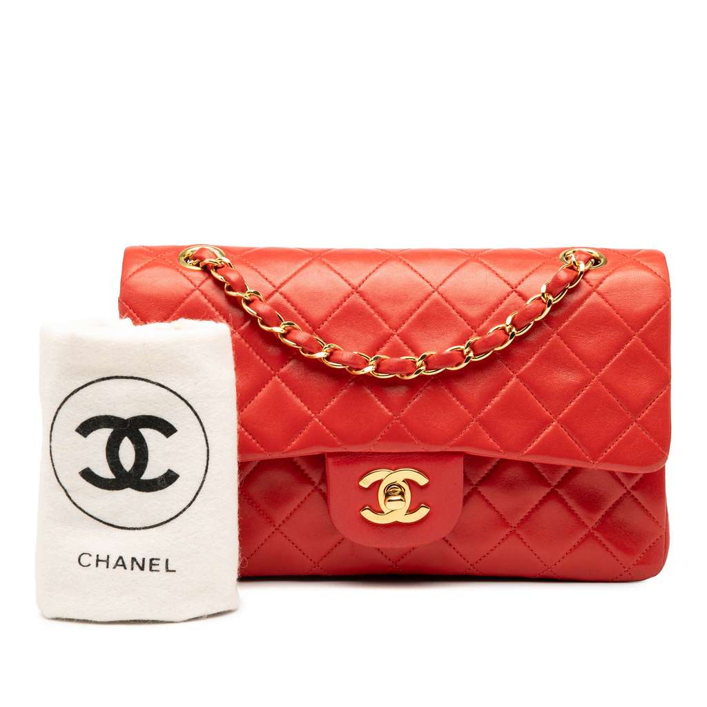 Chanel Small Classic Lambskin Double Flap - Image 14