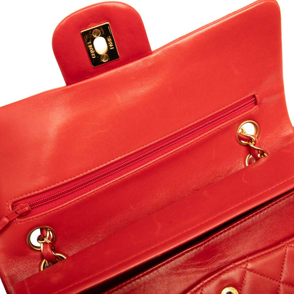 Chanel Small Classic Lambskin Double Flap - Image 11