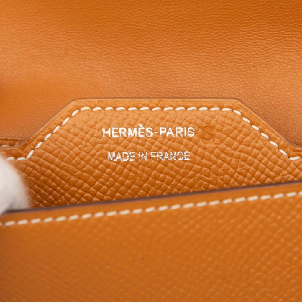 Hermès Epsom Passant Long Wallet - Side view