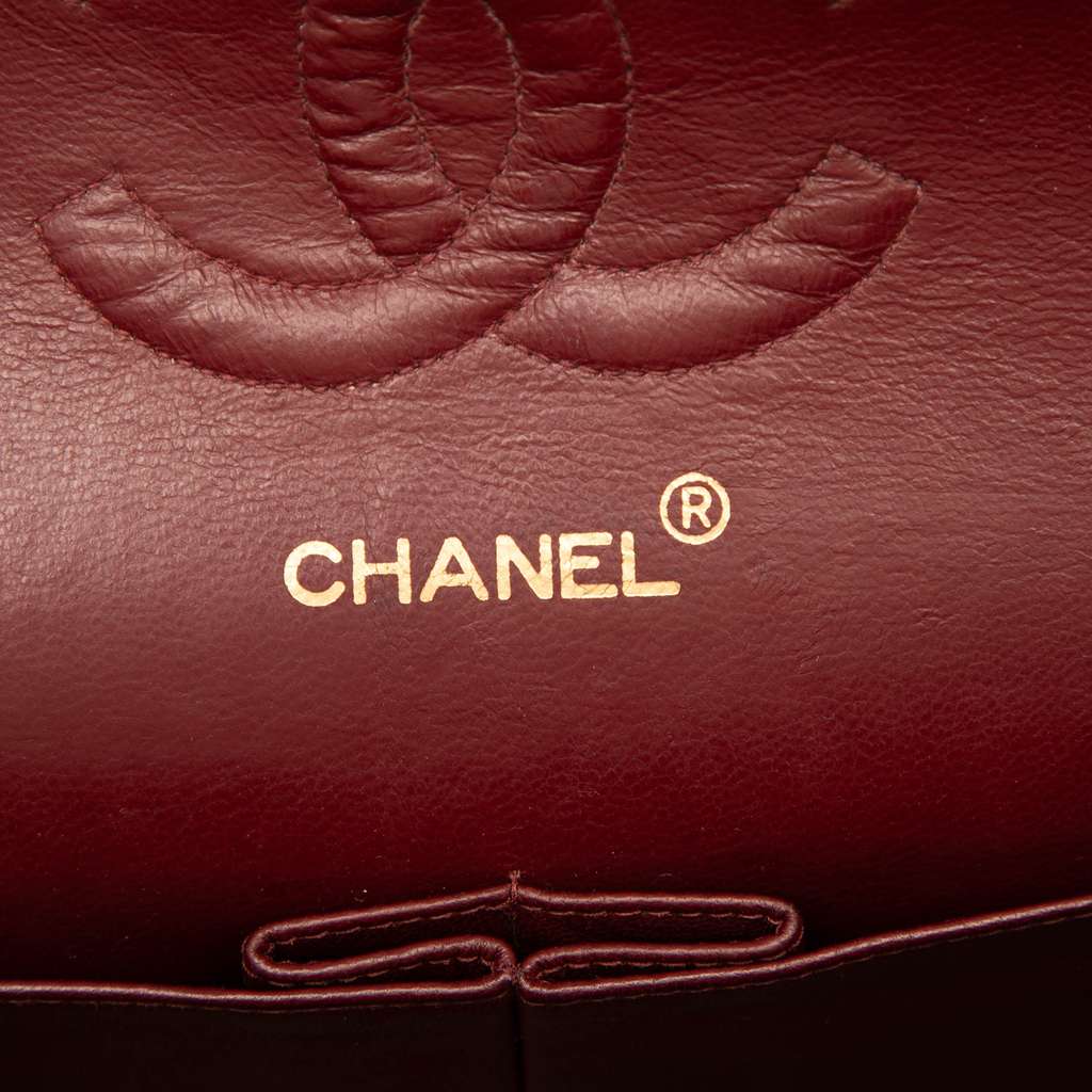 Chanel Medium Classic Lambskin Double Flap - Side view