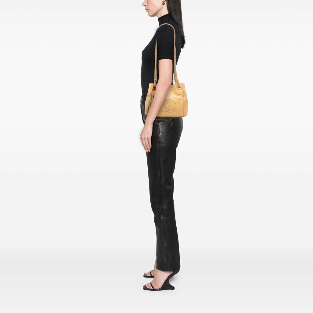 Chanel Lambskin CC Tassel Shoulder Bag - Image 15