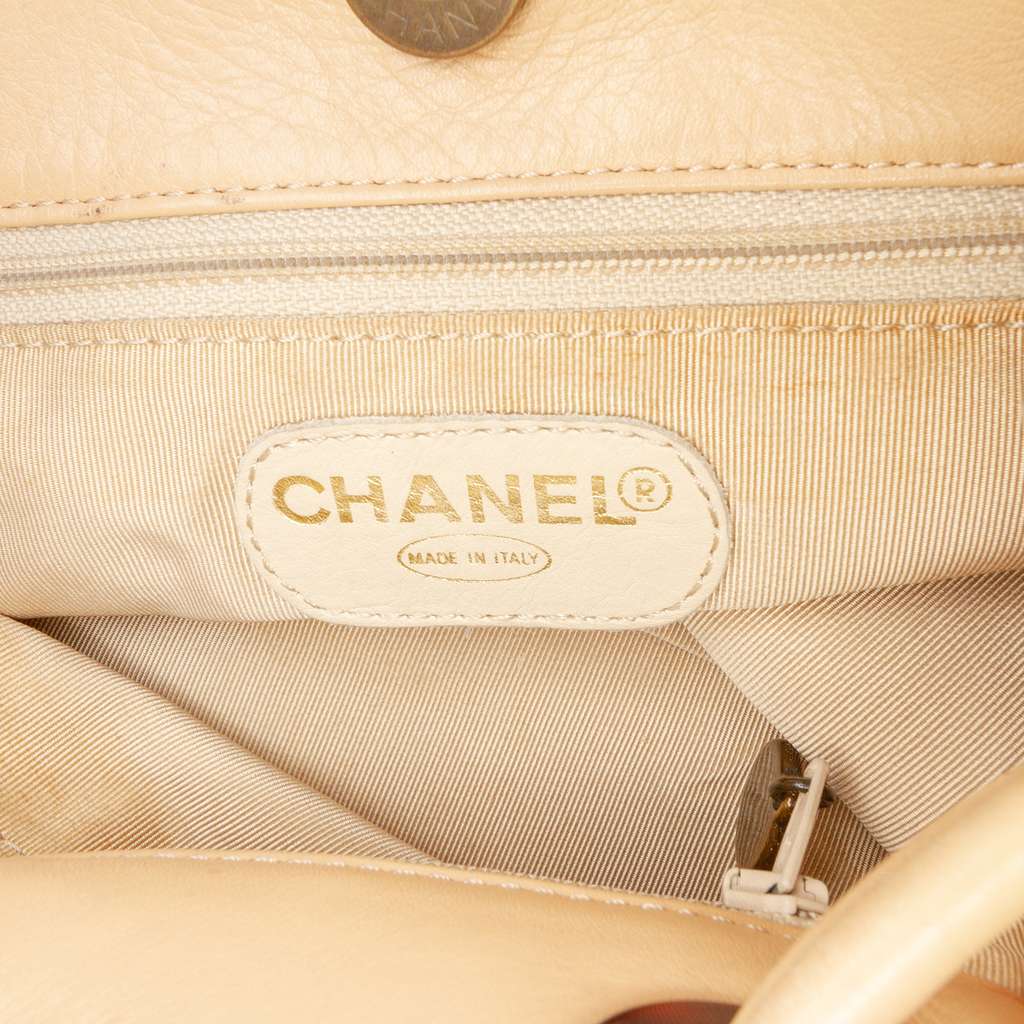 Chanel Lambskin CC Tassel Shoulder Bag - Side view