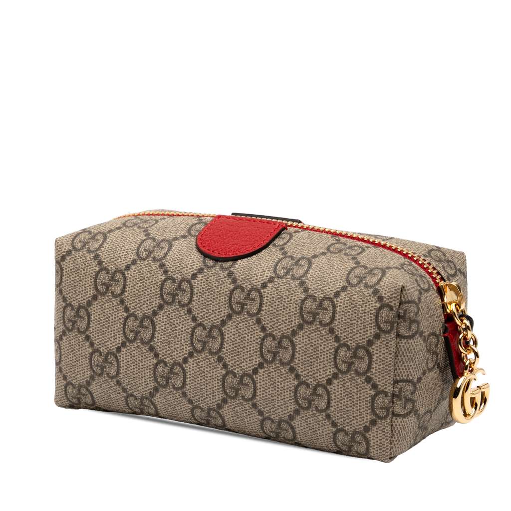 Gucci GG Supreme Ophidia Cosmetic Case - Back view