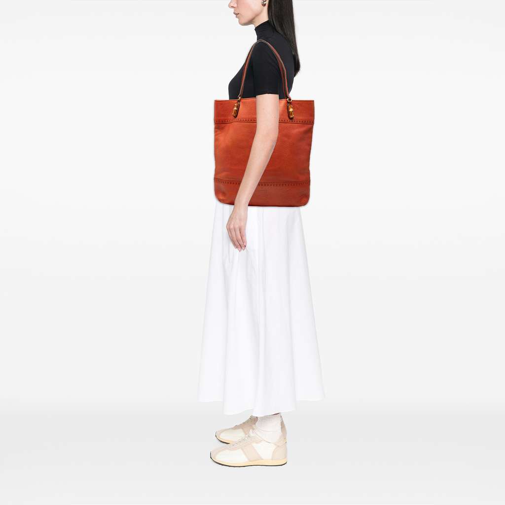 Gucci Large Leather Laidback Crafty Tote - Image 10