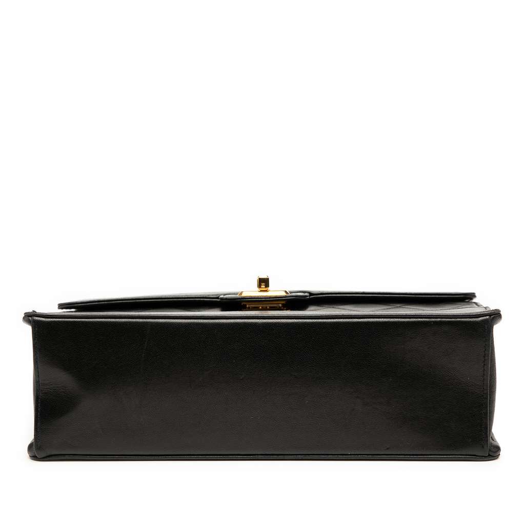 Chanel Medium Quilted Lambskin Mademoiselle Single Flap - Image 6