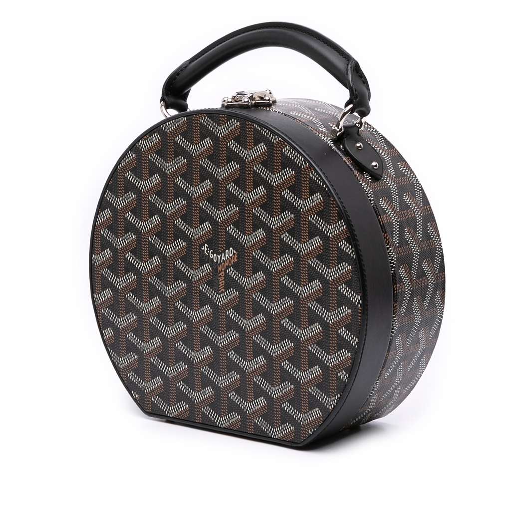Goyard Goyardine Alto Hatbox Trunk Bag - Back view